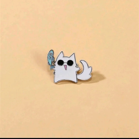 Jujitsu Kaisen funny fish enamel pin brooch charm purse bag anime pins manga cha - Picture 5 of 7